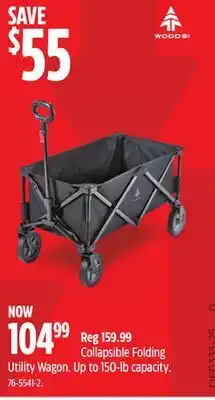 Canadian Tire Woods Collapsible Folding Utility Wagon offer