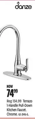 Canadian Tire Danze Terrazo 1-Handle Pull-Down Kitchen Faucet offer