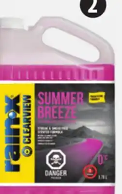 Canadian Tire RainX Scented Washer Fluid offer