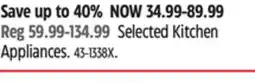 Canadian Tire Master Chef Selected Kitchen Appliances offer