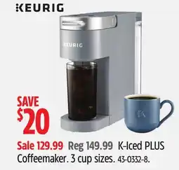 Canadian Tire K-Iced PLUS Coffeemaker offer