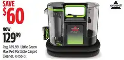 Canadian Tire Bissell Little Green Max Pet Portable Carpet Cleaner offer