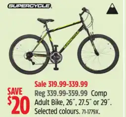 Canadian Tire Supercycle Comp Adult Bike, 26˝, 27.5˝ or 29˝ offer