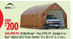 Canadian Tire ShelterLogic Garage-in-a- Box Alpine SUV/Truck Shelter offer