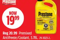 Canadian Tire Prestone Premixed Antifreeze/Coolant, 3.78L offer