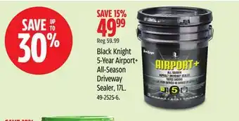 Canadian Tire Black Knight 5-Year Airport+ All-Season Driveway Sealer offer