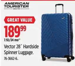 Canadian Tire Vector 28˝ Hardside Spinner Luggage offer