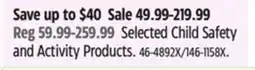 Canadian Tire Selected Child Safety and Activity Products offer