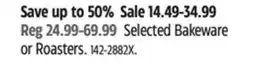 Canadian Tire Selected Bakeware or Roasters offer