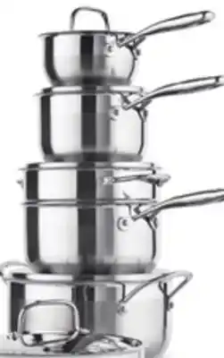 Canadian Tire Paderno 11-Pc 18/10 Stainless-Steel Cookset offer