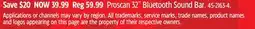 Canadian Tire Proscan 32˝ Bluetooth Sound Bar offer