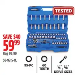 Canadian Tire Mastercraft Socket Set offer