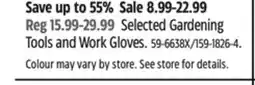 Canadian Tire Yardworks Selected Gardening Tools and Work Gloves offer