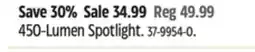 Canadian Tire Mastercraft 450-Lumen Spotlight offer