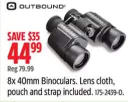 Canadian Tire Outbound 8x 40mm Binoculars offer