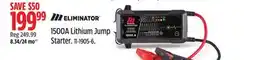 Canadian Tire Eliminator 1500A Lithium Jump Starter offer