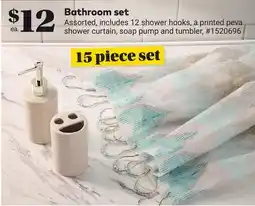 Giant Tiger Bathroom set offer