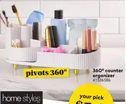 Giant Tiger 360° counter organizer offer
