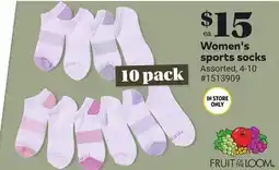 Giant Tiger Women's sports socks offer