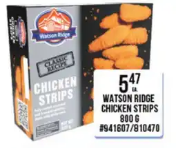 Giant Tiger WATSON RIDGE CHICKEN STRIPS offer
