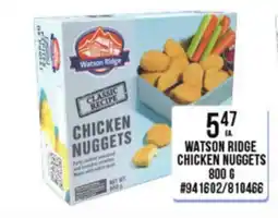 Giant Tiger WATSON RIDGE CHICKEN NUGGETS offer