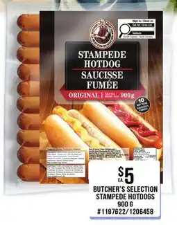 Giant Tiger BUTCHER'S SELECTION STAMPEDE HOTDOGS offer