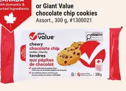 Giant Tiger Giant Value chocolate chip cookies offer