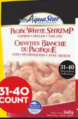 Giant Tiger Aqua Star frozen shrimp offer