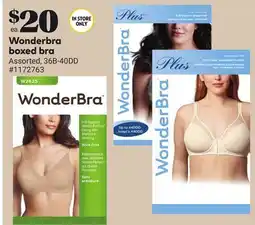 Giant Tiger Wonderbra boxed bra offer