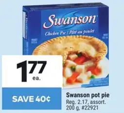 Giant Tiger Swanson pot pie offer