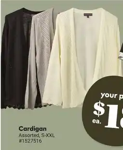 Giant Tiger Cardigan offer