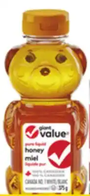 Giant Tiger Giant Value honey bear offer