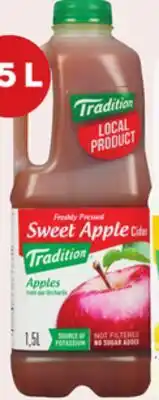 Giant Tiger 1.5 L Tradition cider offer