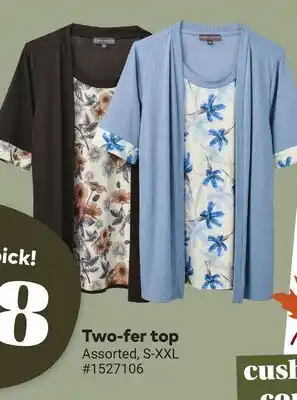 Giant Tiger Two-fer top offer