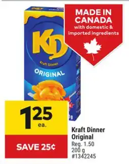 Giant Tiger Kraft Dinner Original offer