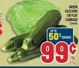 Marché Adonis GREEN ZUCCHINI OR FLAT CABBAGE offer