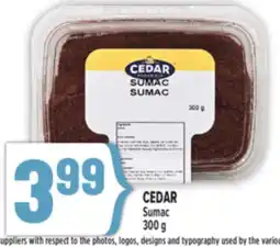 Marché Adonis CEDAR Sumac offer