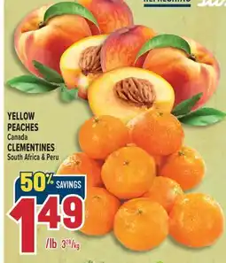 Marché Adonis YELLOW PEACHES offer