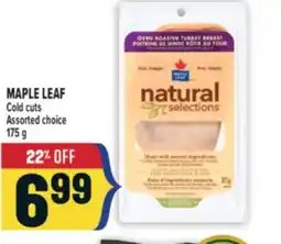 Marché Adonis MAPLE LEAF Cold cuts offer
