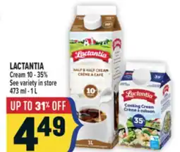 Marché Adonis LACTANTIA Cream 10-35% offer