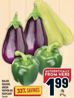 Marché Adonis BALADI SQUASH, GREEN PEPPER OR EGGPLANT offer