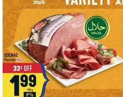 Marché Adonis SOLMAZ Pastrami Halal offer