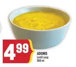 Marché Adonis ADONIS Lentil soup offer