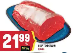 Marché Adonis BEEF TENDERLOIN HALAL offer