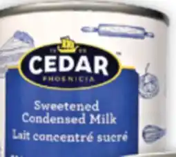 Marché Adonis CEDAR Sweetened condensed milk offer
