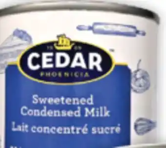 Marché Adonis CEDAR Sweetened condensed milk offer