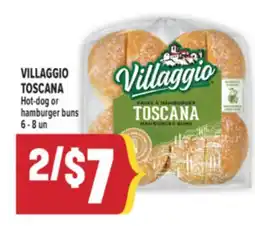 Marché Adonis VILLAGGIO TOSCANA Hot-dog or hamburger buns offer