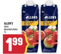 Marché Adonis ALLEN'S Juice offer