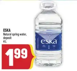 Marché Adonis ESKA Natural spring water offer