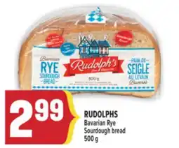 Marché Adonis RUDOLPHS Bavarian Rye Sourdough bread offer